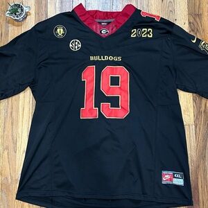 Georgia Bulldogs Jersey. Brock Bowers. Mens. 4XL.
